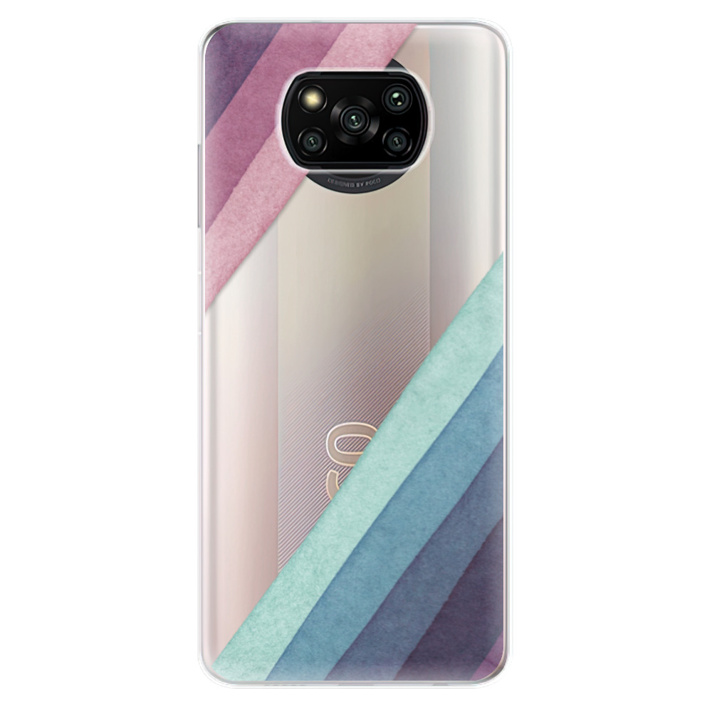 Odolné silikónové puzdro iSaprio - Glitter Stripes 01 - Xiaomi Poco X3 Pro / X3 NFC