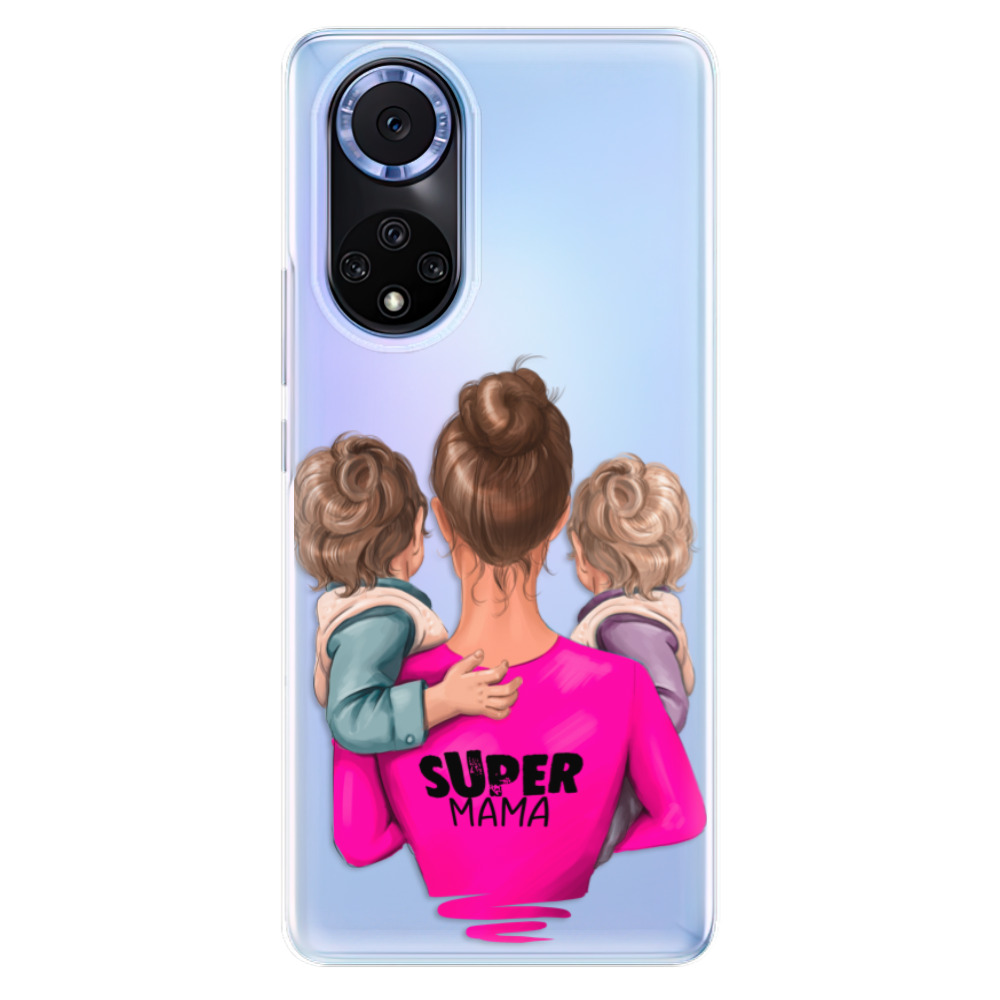 Odolné silikónové puzdro iSaprio - Super Mama - Two Boys - Huawei Nova 9