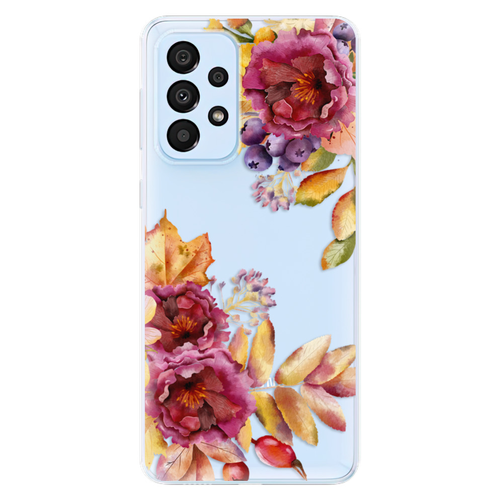 Odolné silikónové puzdro iSaprio - Fall Flowers - Samsung Galaxy A33 5G