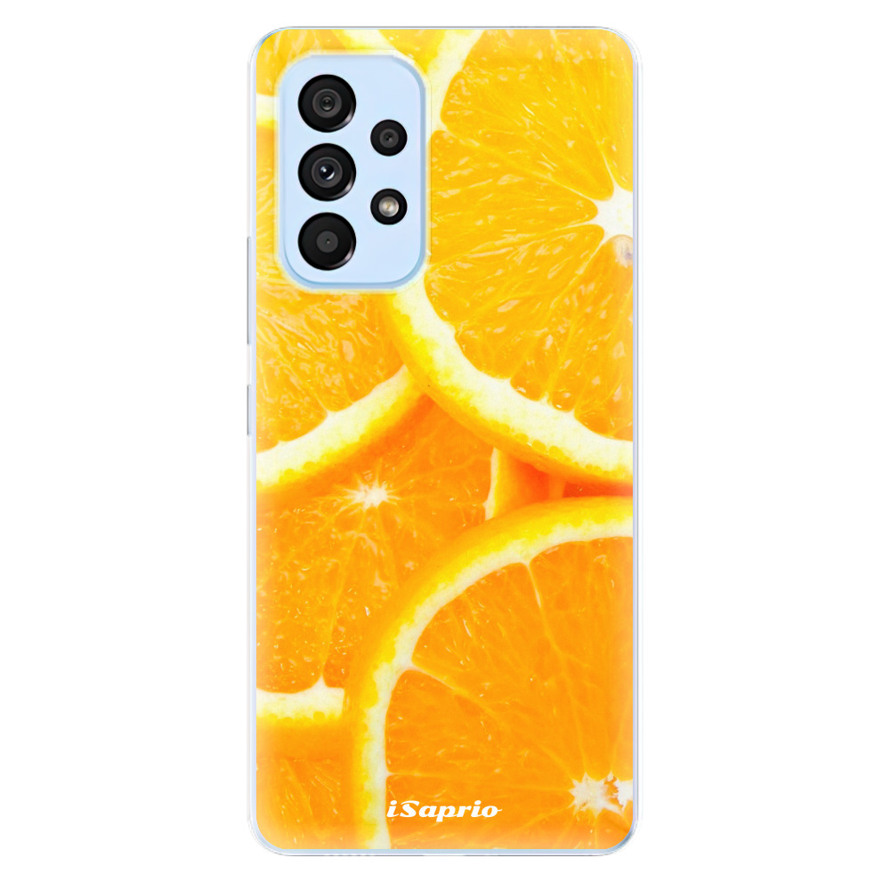 Odolné silikónové puzdro iSaprio - Orange 10 - Samsung Galaxy A73 5G