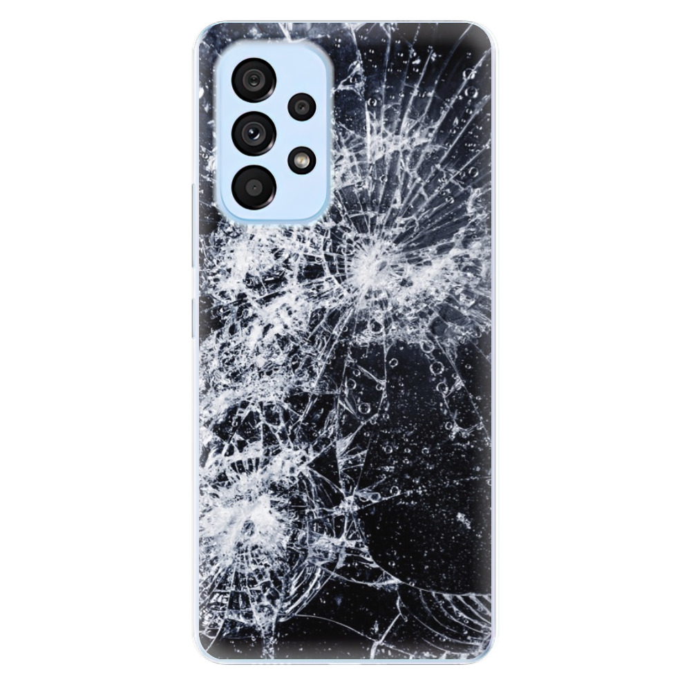 Odolné silikónové puzdro iSaprio - Cracked - Samsung Galaxy A73 5G