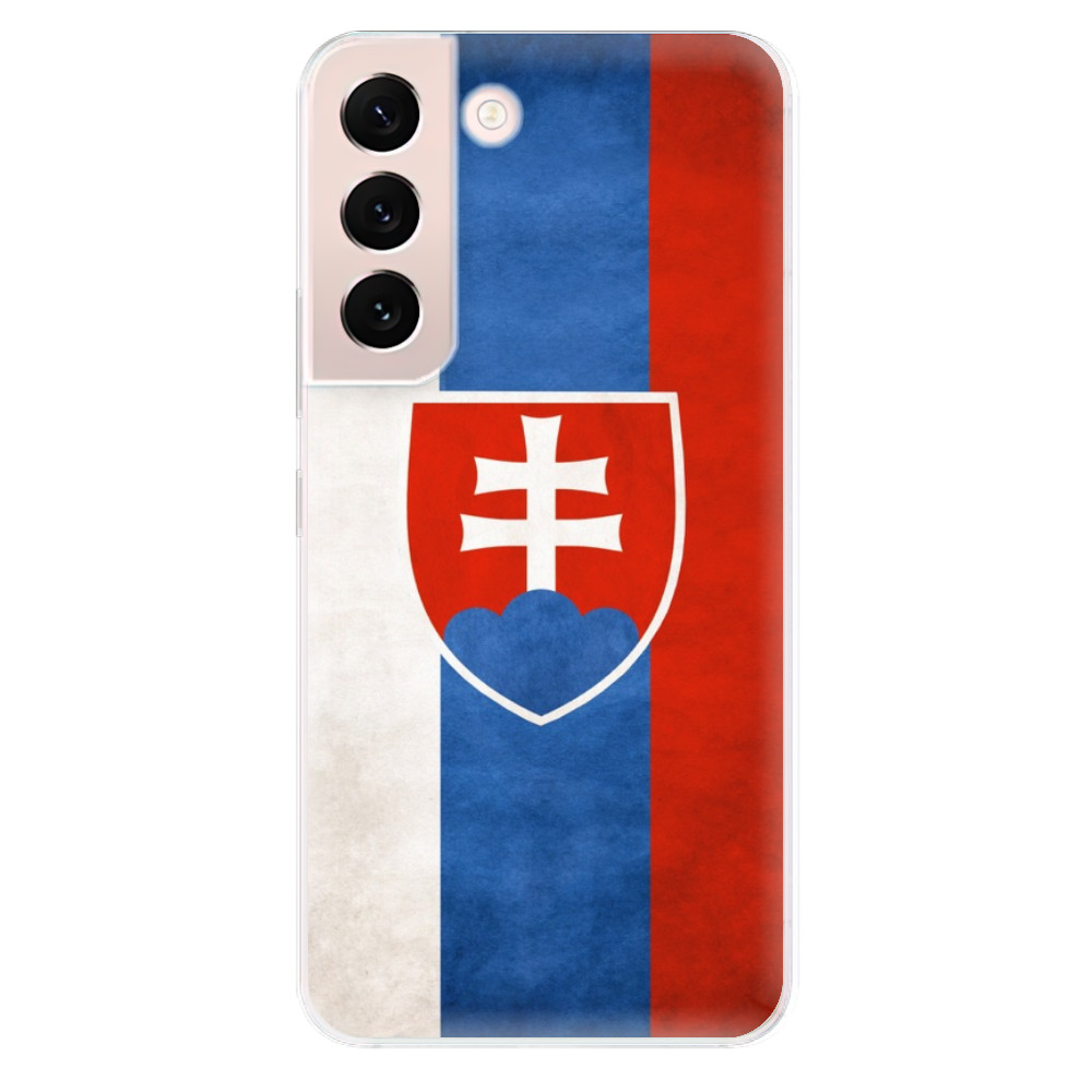 Odolné silikónové puzdro iSaprio - Slovakia Flag - Samsung Galaxy S22 5G