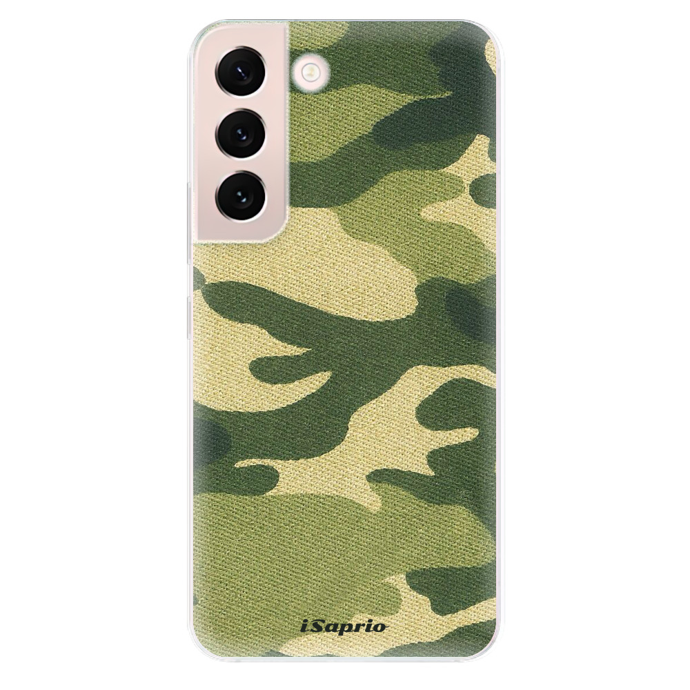 Odolné silikónové puzdro iSaprio - Green Camuflage 01 - Samsung Galaxy S22+ 5G