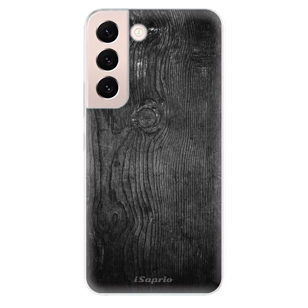 Odolné silikónové puzdro iSaprio - Black Wood 13 - Samsung Galaxy S22+ 5G