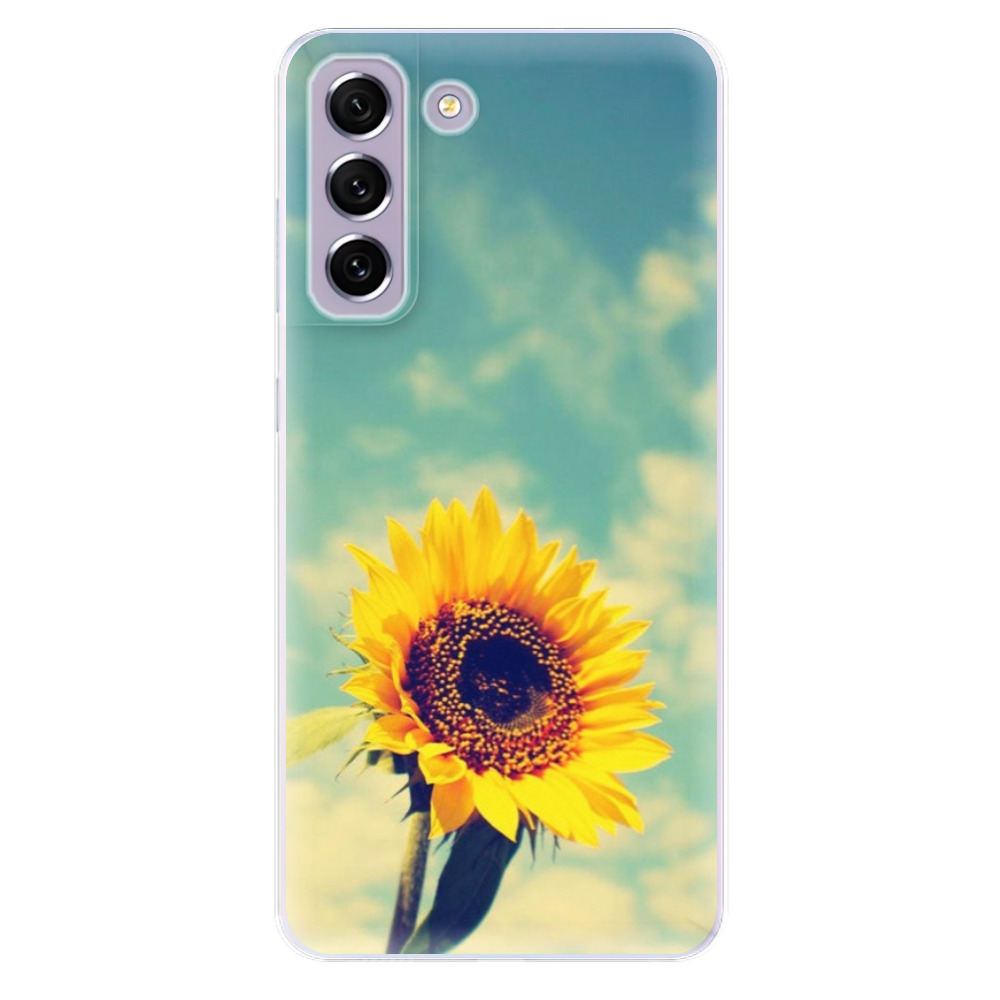 Odolné silikónové puzdro iSaprio - Sunflower 01 - Samsung Galaxy S21 FE 5G