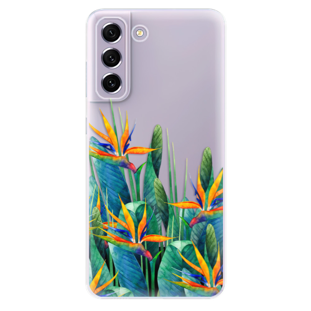 Odolné silikónové puzdro iSaprio - Exotic Flowers - Samsung Galaxy S21 FE 5G