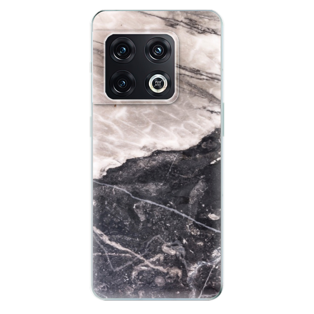 Odolné silikónové puzdro iSaprio - BW Marble - OnePlus 10 Pro