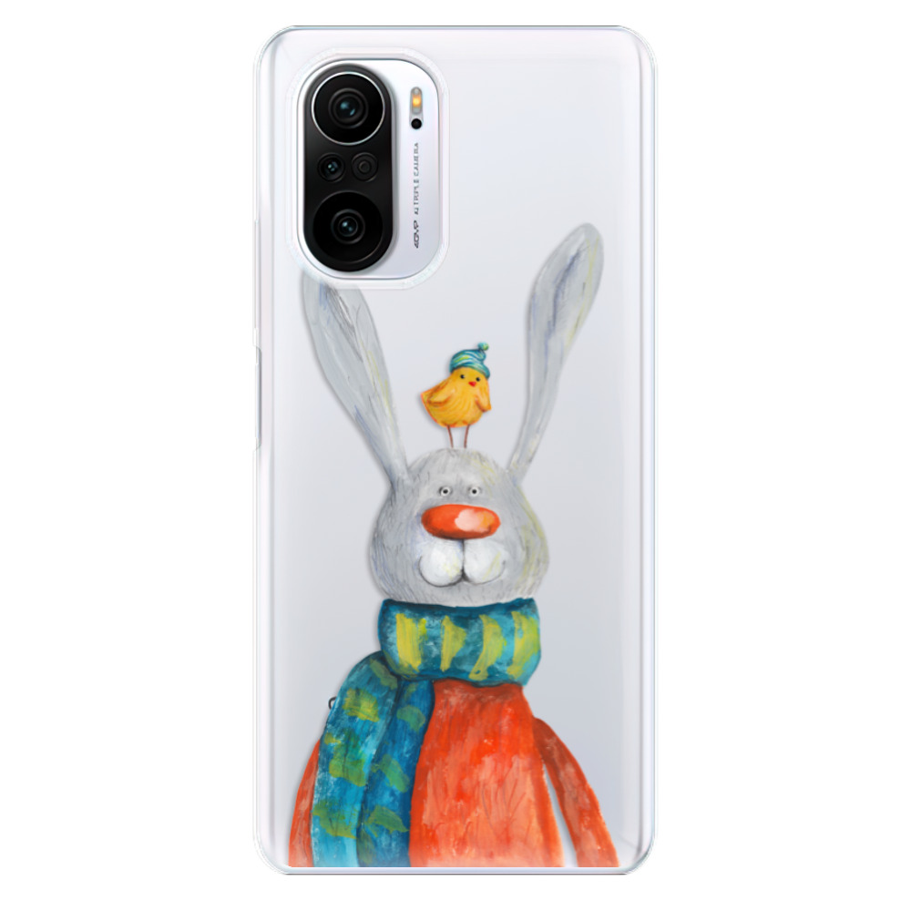 Odolné silikónové puzdro iSaprio - Rabbit And Bird - Xiaomi Poco F3