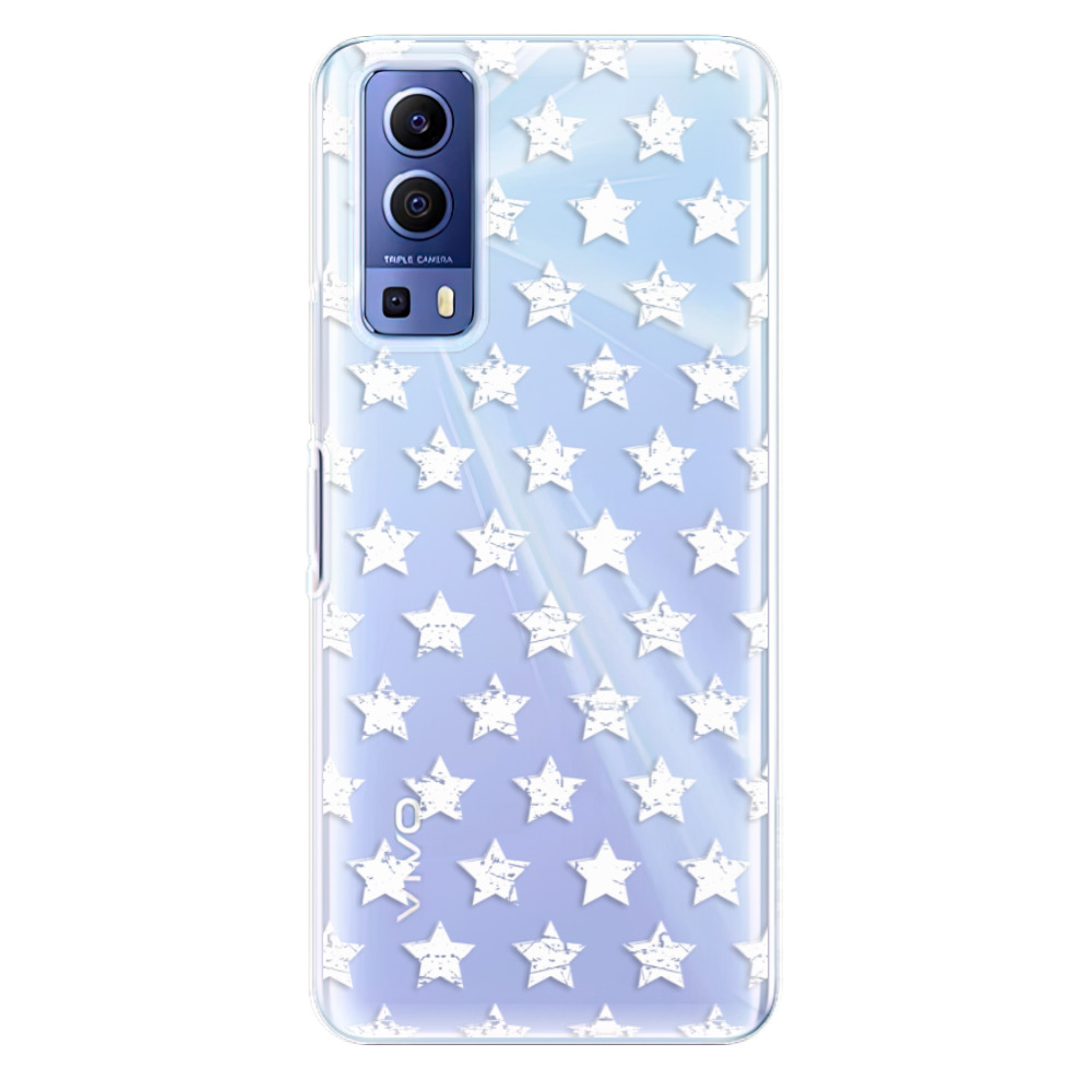 Odolné silikónové puzdro iSaprio - Stars Pattern - white - Vivo Y52 5G