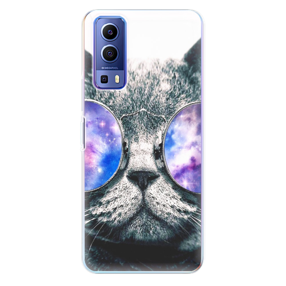 Odolné silikónové puzdro iSaprio - Galaxy Cat - Vivo Y72 5G