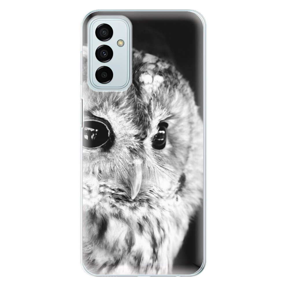 Odolné silikónové puzdro iSaprio - BW Owl - Samsung Galaxy M23 5G