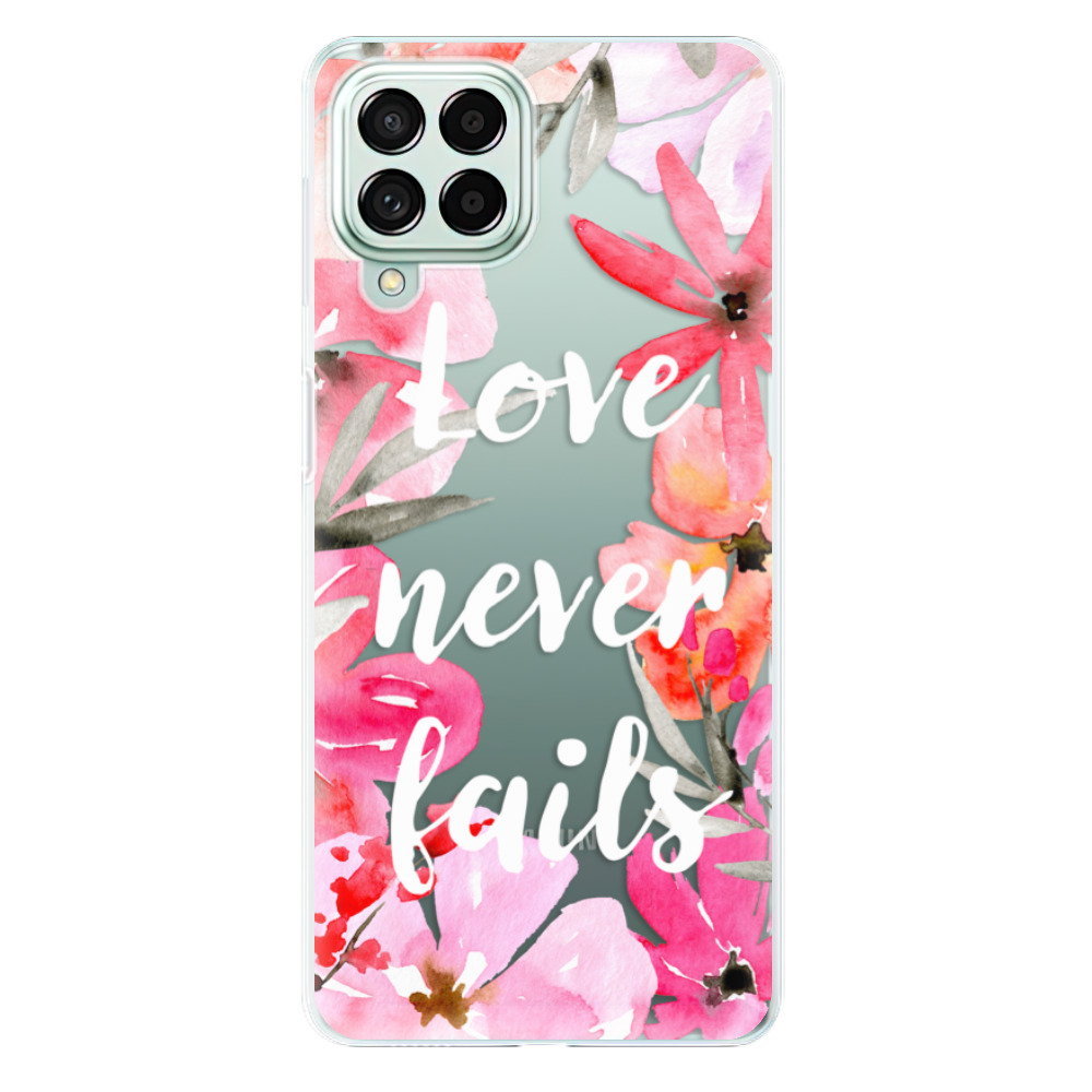 Odolné silikónové puzdro iSaprio - Love Never Fails - Samsung Galaxy M53 5G
