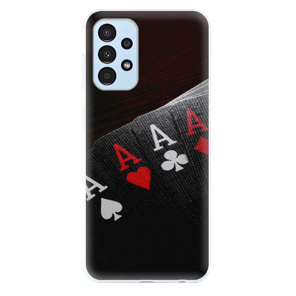 Odolné silikónové puzdro iSaprio - Poker - Samsung Galaxy A13