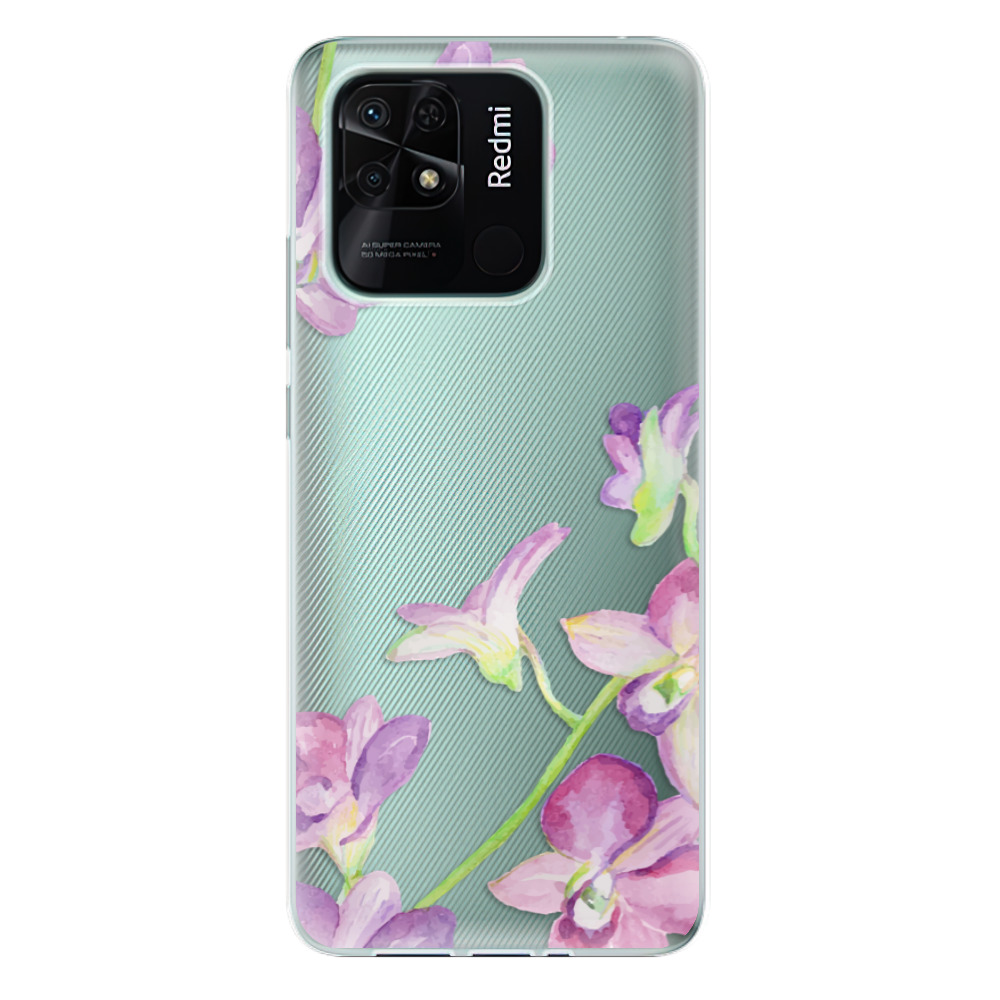 Odolné silikónové puzdro iSaprio - Purple Orchid - Xiaomi Redmi 10C
