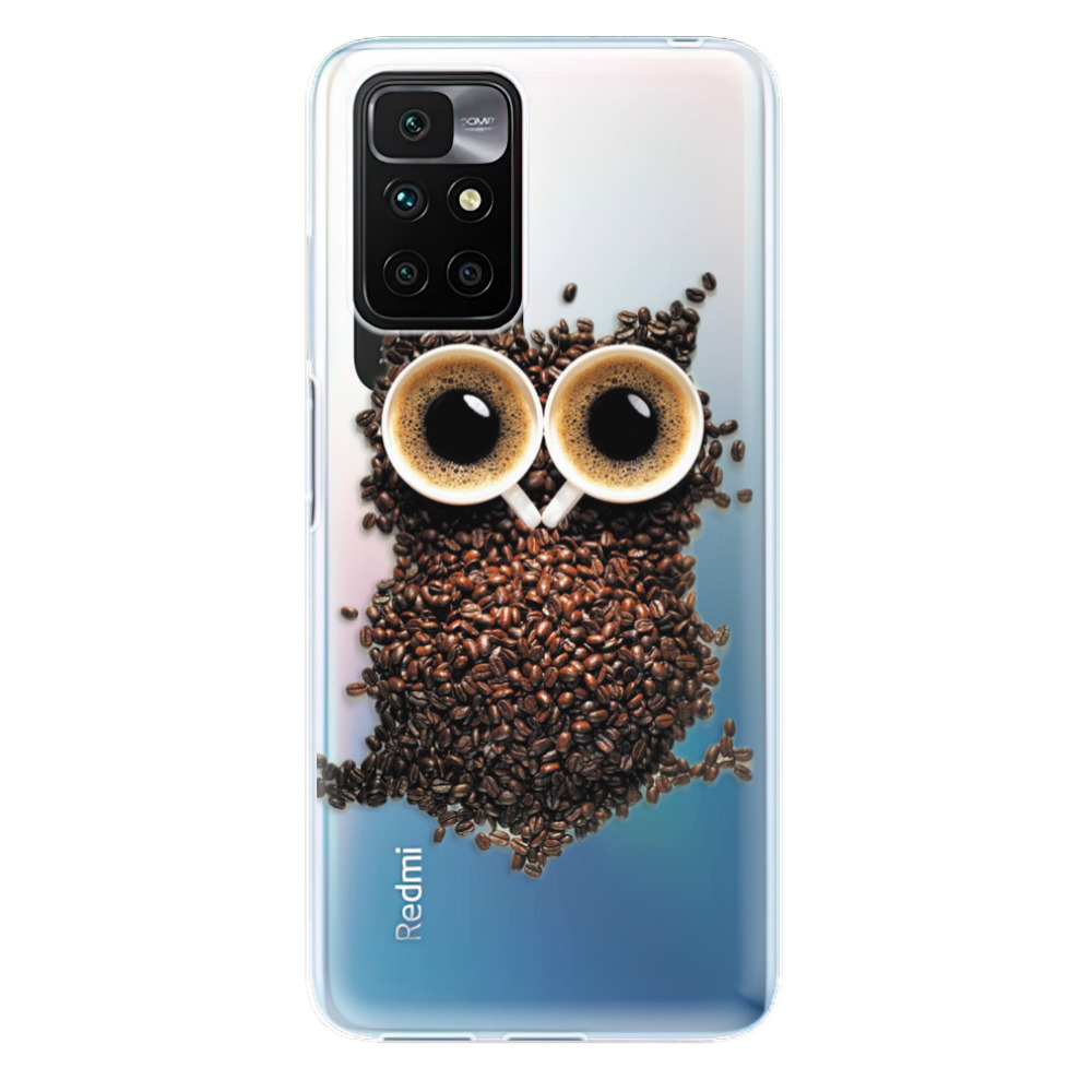 Odolné silikónové puzdro iSaprio - Owl And Coffee - Xiaomi Redmi 10