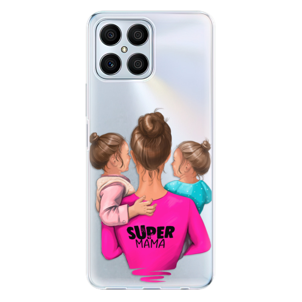 Odolné silikónové puzdro iSaprio - Super Mama - Two Girls - Honor X8