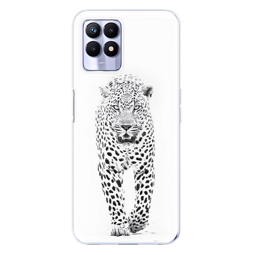 Odolné silikónové puzdro iSaprio - White Jaguar - Realme 8i