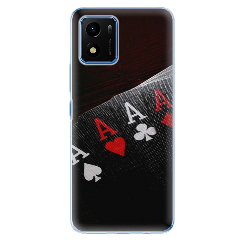 Odolné silikónové puzdro iSaprio - Poker - Vivo Y01