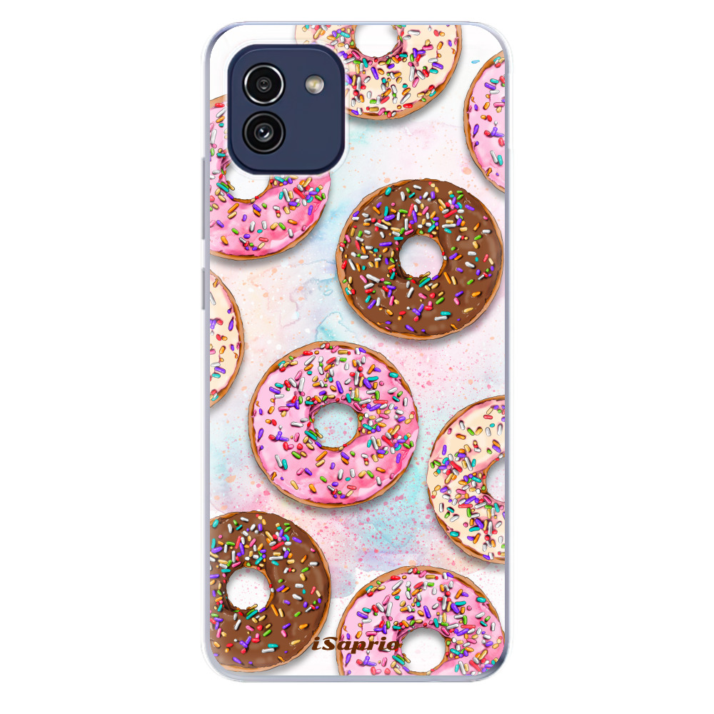 Odolné silikónové puzdro iSaprio - Donuts 11 - Samsung Galaxy A03