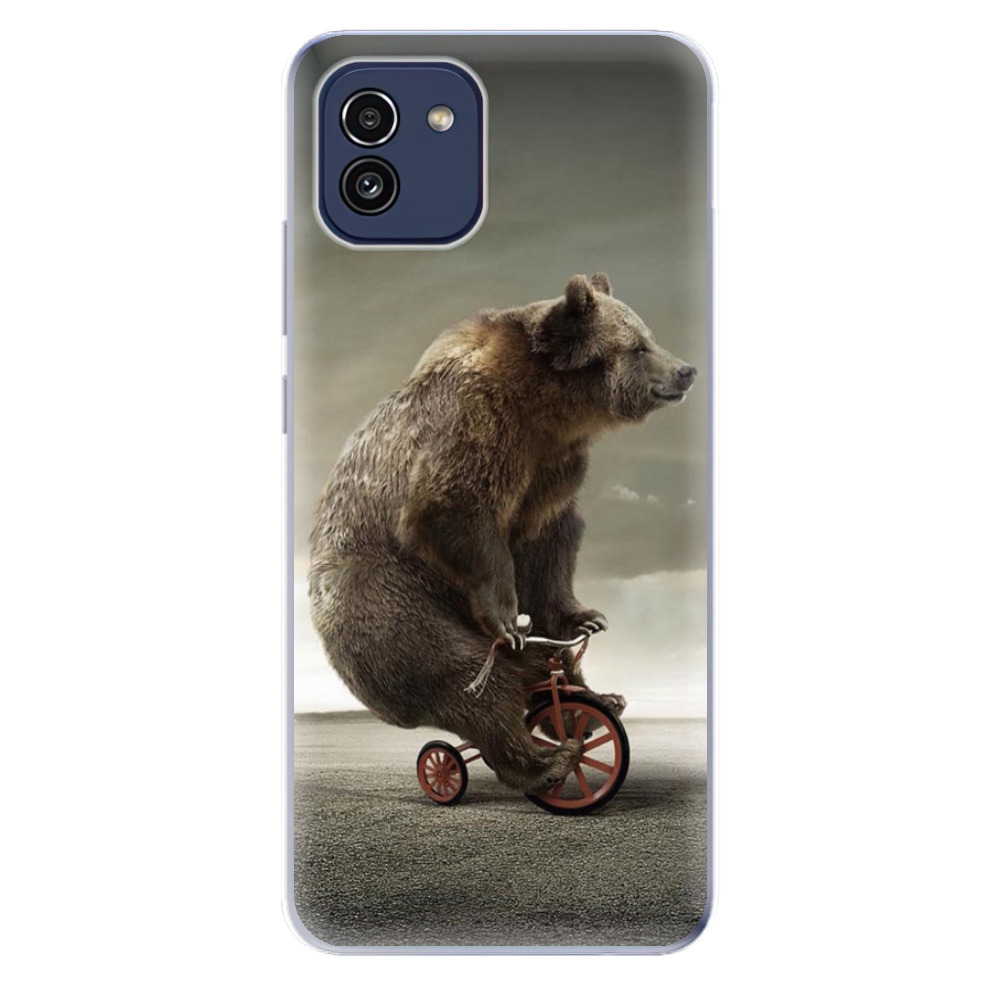 Odolné silikónové puzdro iSaprio - Bear 01 - Samsung Galaxy A03