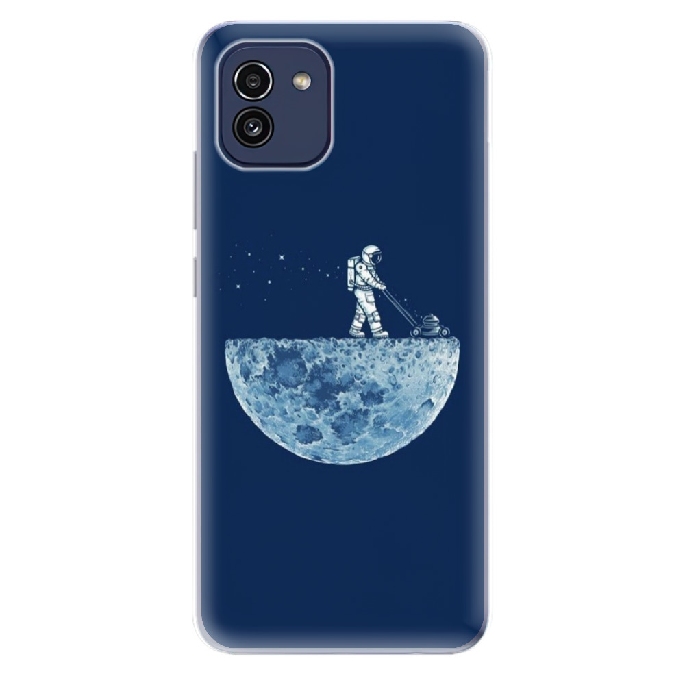 Odolné silikónové puzdro iSaprio - Moon 01 - Samsung Galaxy A03