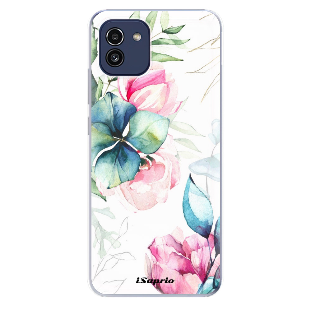 Odolné silikónové puzdro iSaprio - Flower Art 01 - Samsung Galaxy A03