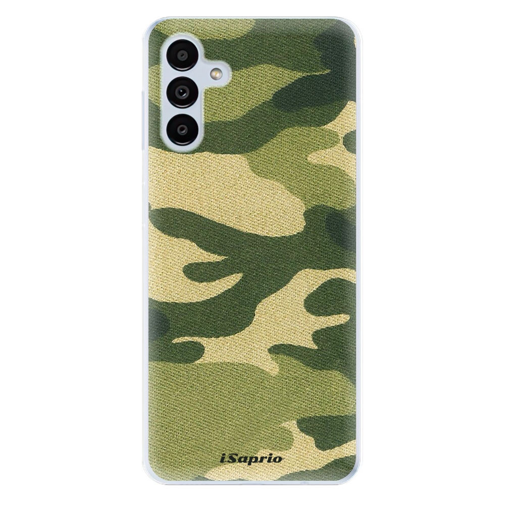 Odolné silikónové puzdro iSaprio - Green Camuflage 01 - Samsung Galaxy A13 5G