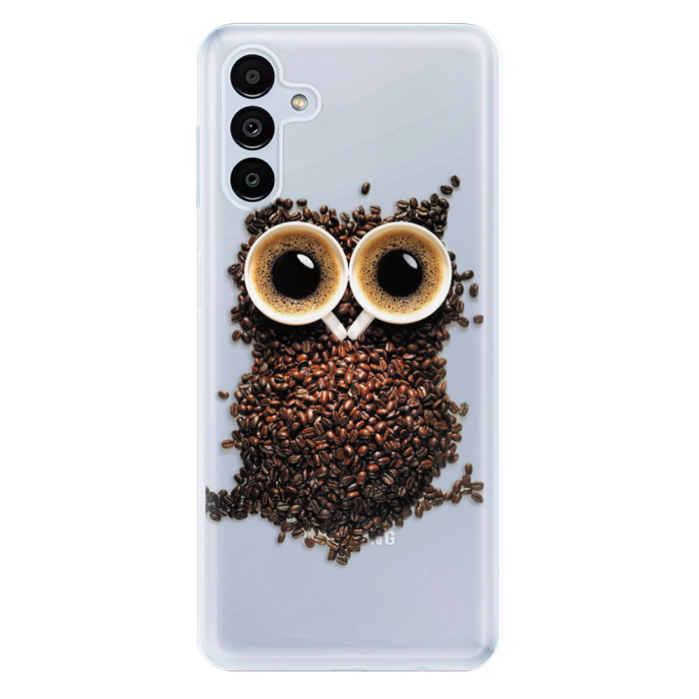 Odolné silikónové puzdro iSaprio - Owl And Coffee - Samsung Galaxy A13 5G
