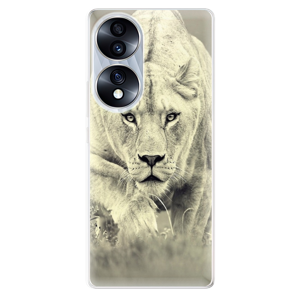 Odolné silikónové puzdro iSaprio - Lioness 01 - Honor 70