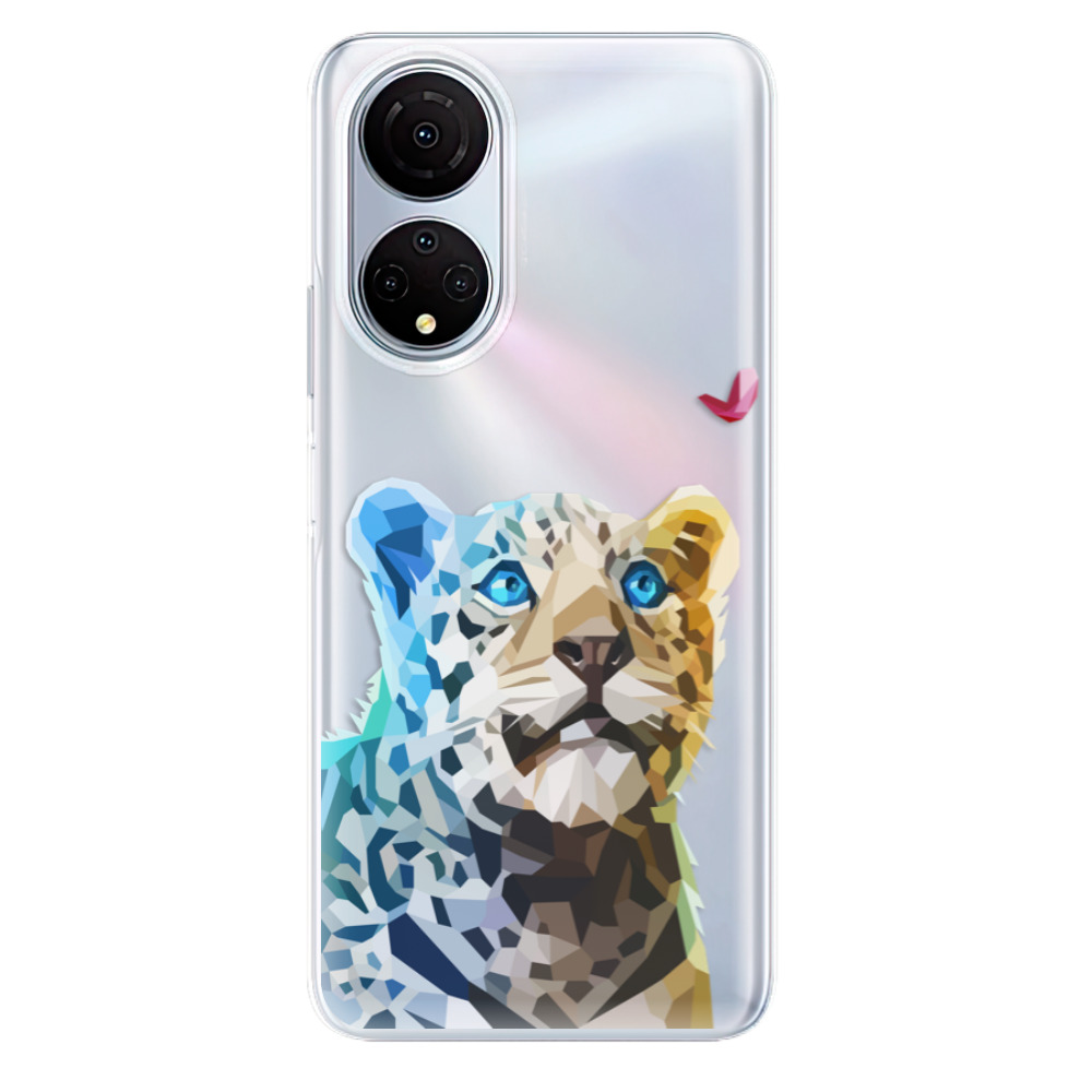 Odolné silikónové puzdro iSaprio - Leopard With Butterfly - Honor X7