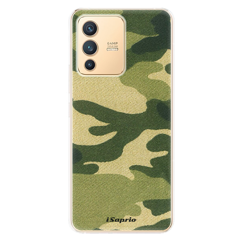 Odolné silikónové puzdro iSaprio - Green Camuflage 01 - Vivo V23 5G