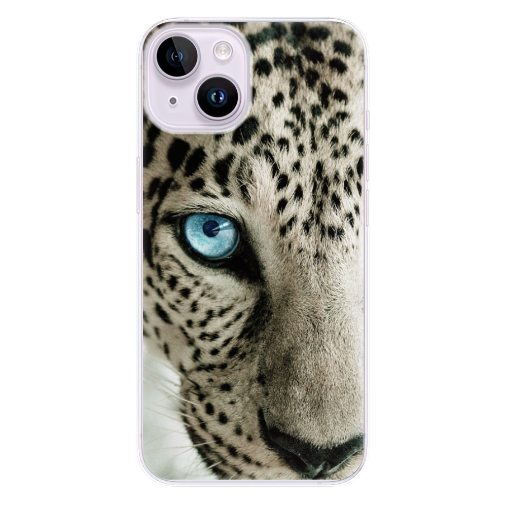 Odolné silikónové puzdro iSaprio - White Panther - iPhone 14