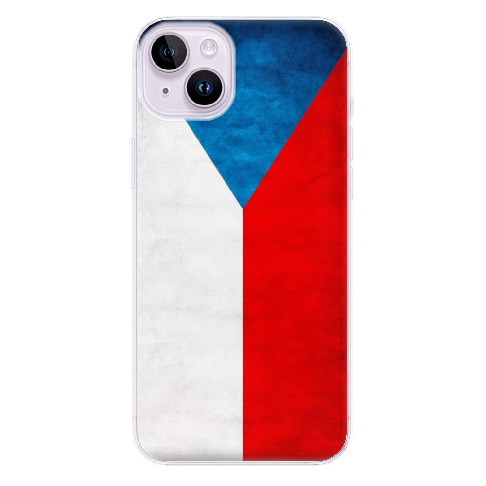 Odolné silikónové puzdro iSaprio - Czech Flag - iPhone 14 Plus