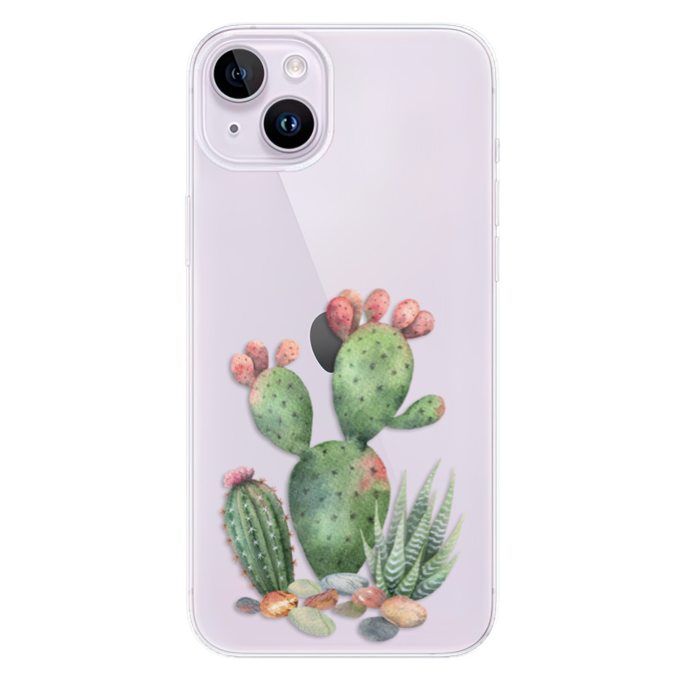 Odolné silikónové puzdro iSaprio - Cacti 01 - iPhone 14 Plus