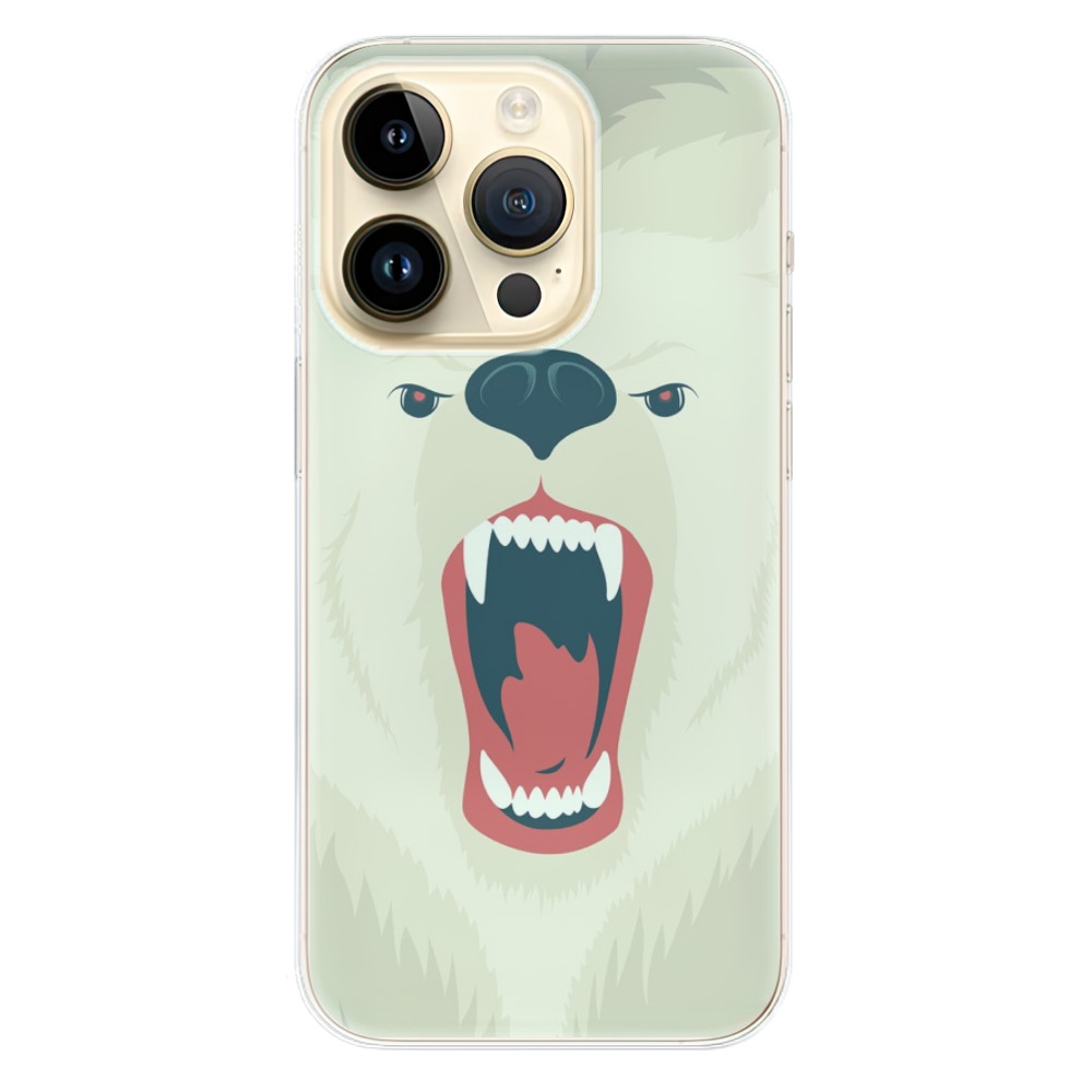 Odolné silikónové puzdro iSaprio - Angry Bear - iPhone 14 Pro