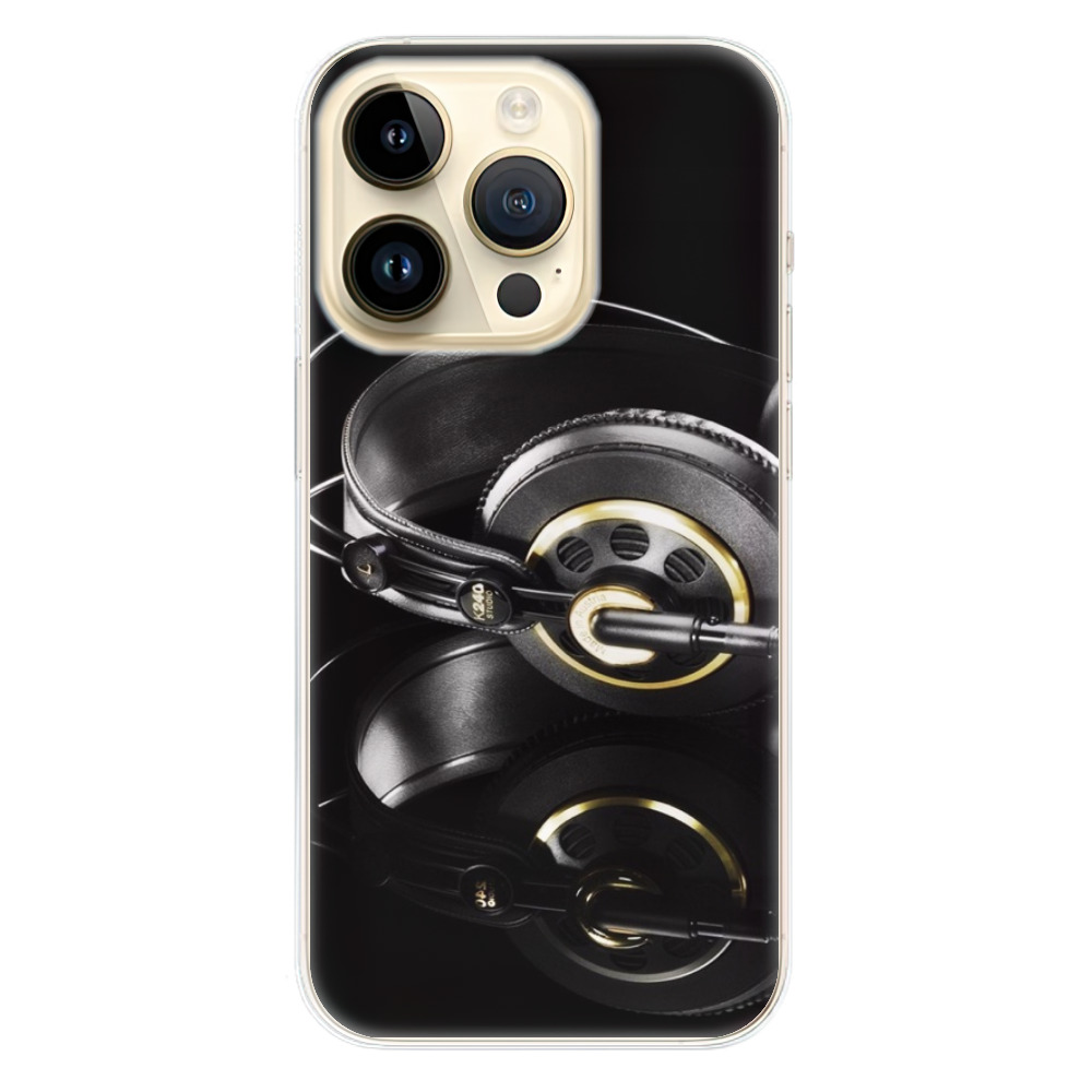Odolné silikónové puzdro iSaprio - Headphones 02 - iPhone 14 Pro