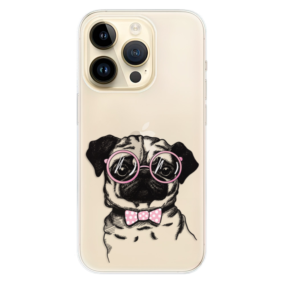 Odolné silikónové puzdro iSaprio - The Pug - iPhone 14 Pro