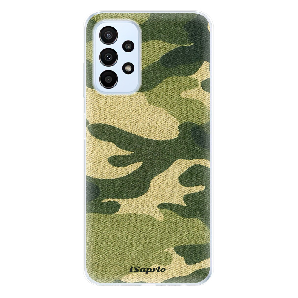Odolné silikónové puzdro iSaprio - Green Camuflage 01 - Samsung Galaxy A23 / A23 5G