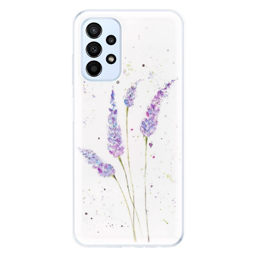 Odolné silikónové puzdro iSaprio - Lavender - Samsung Galaxy A23 / A23 5G