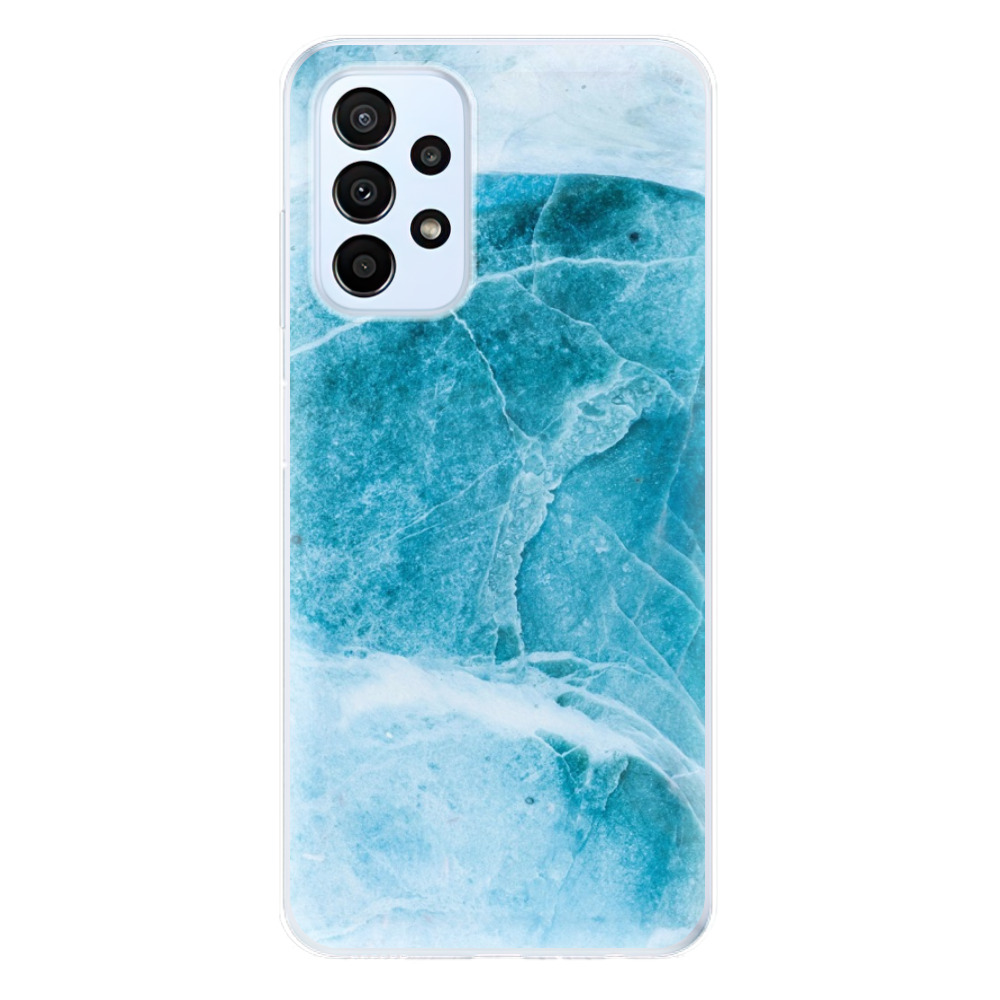 Odolné silikónové puzdro iSaprio - Blue Marble - Samsung Galaxy A23 / A23 5G