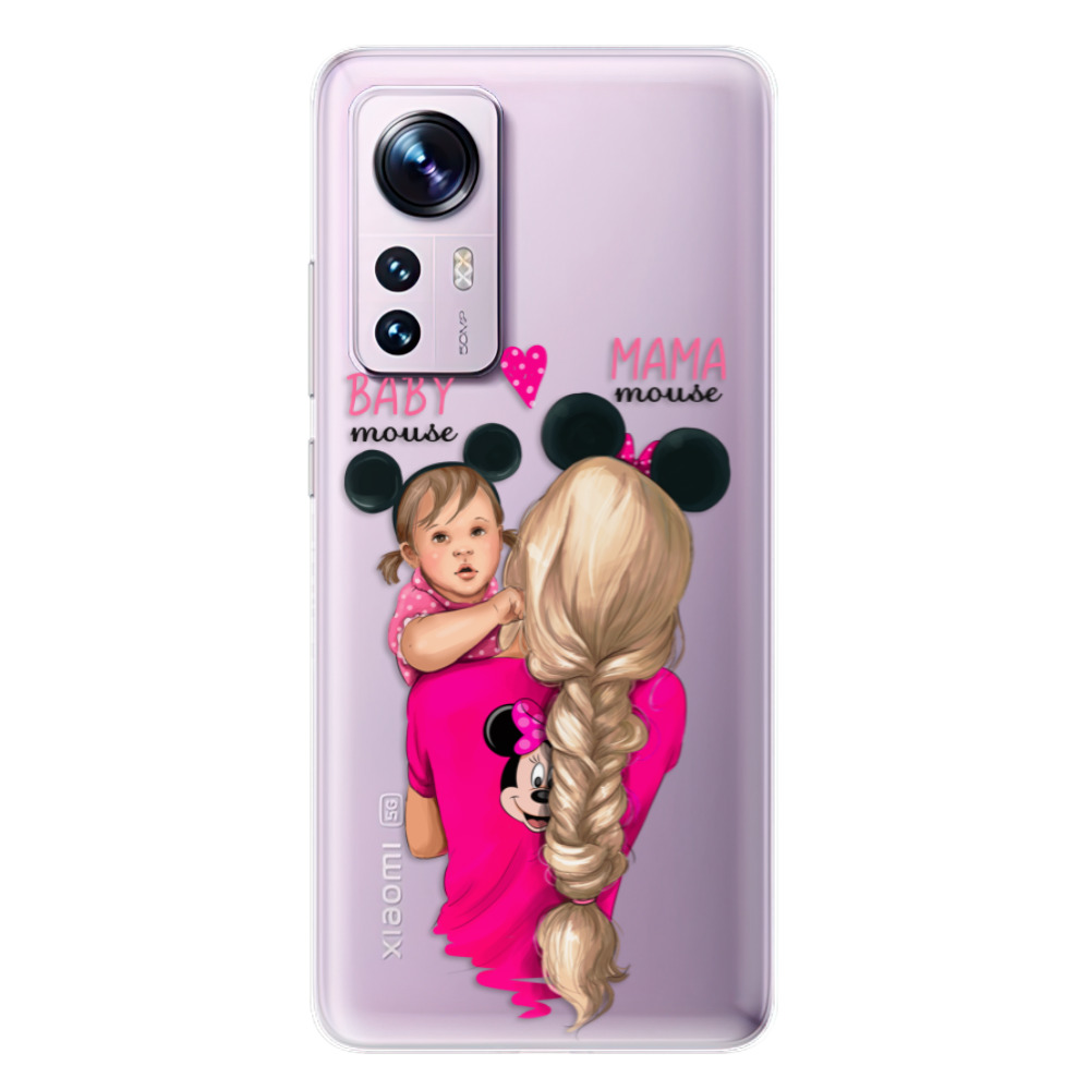 Odolné silikónové puzdro iSaprio - Mama Mouse Blond and Girl - Xiaomi 12 / 12X