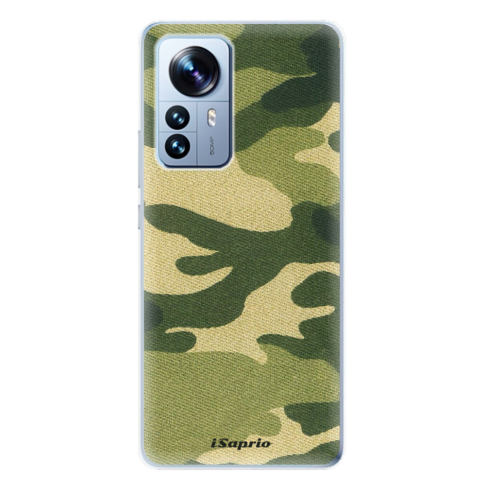 Odolné silikónové puzdro iSaprio - Green Camuflage 01 - Xiaomi 12 Pro