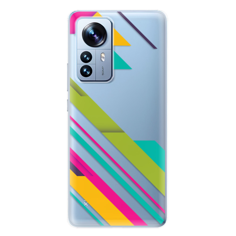 Odolné silikónové puzdro iSaprio - Color Stripes 03 - Xiaomi 12 Pro