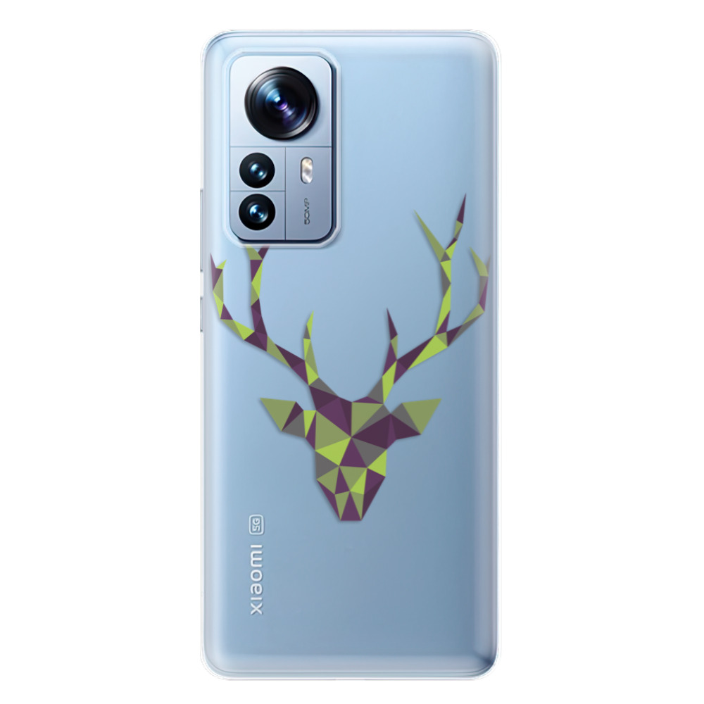 Odolné silikónové puzdro iSaprio - Deer Green - Xiaomi 12 Pro