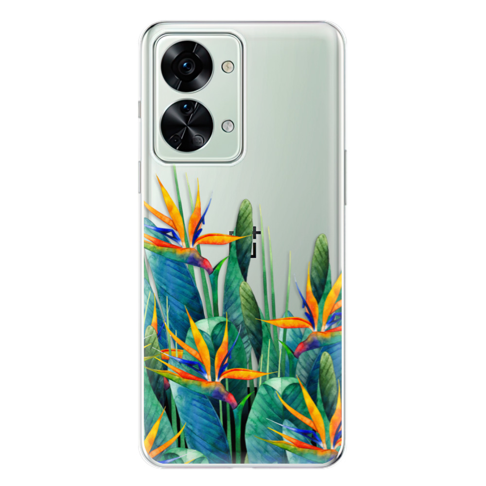 Odolné silikónové puzdro iSaprio - Exotic Flowers - OnePlus Nord 2T 5G