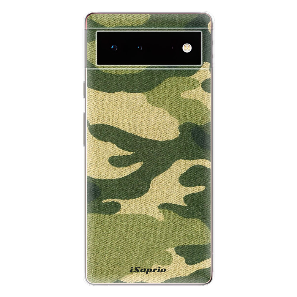 Odolné silikónové puzdro iSaprio - Green Camuflage 01 - Google Pixel 6 5G