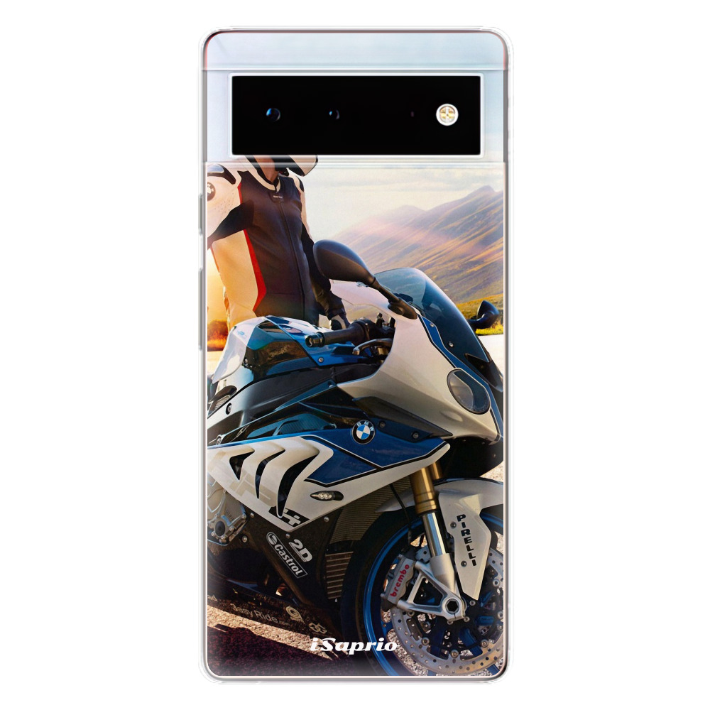 Odolné silikónové puzdro iSaprio - Motorcycle 10 - Google Pixel 6 5G