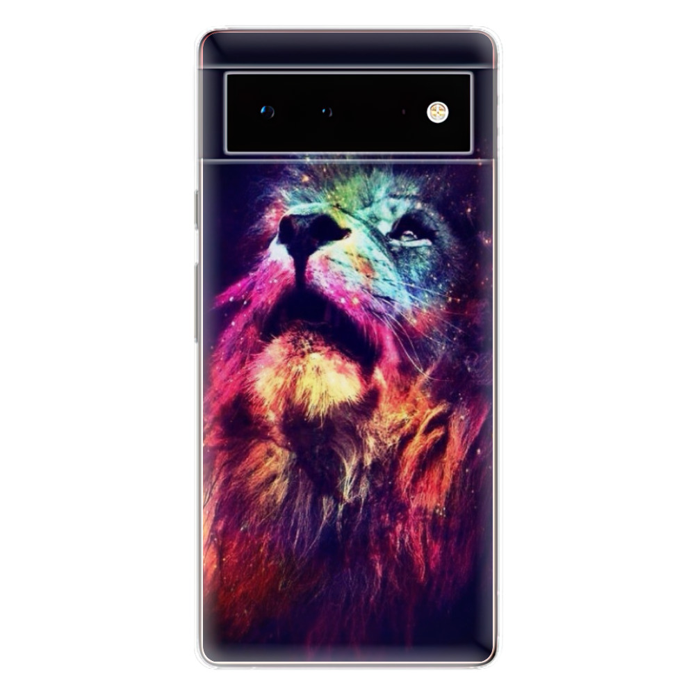 Odolné silikónové puzdro iSaprio - Lion in Colors - Google Pixel 6 5G