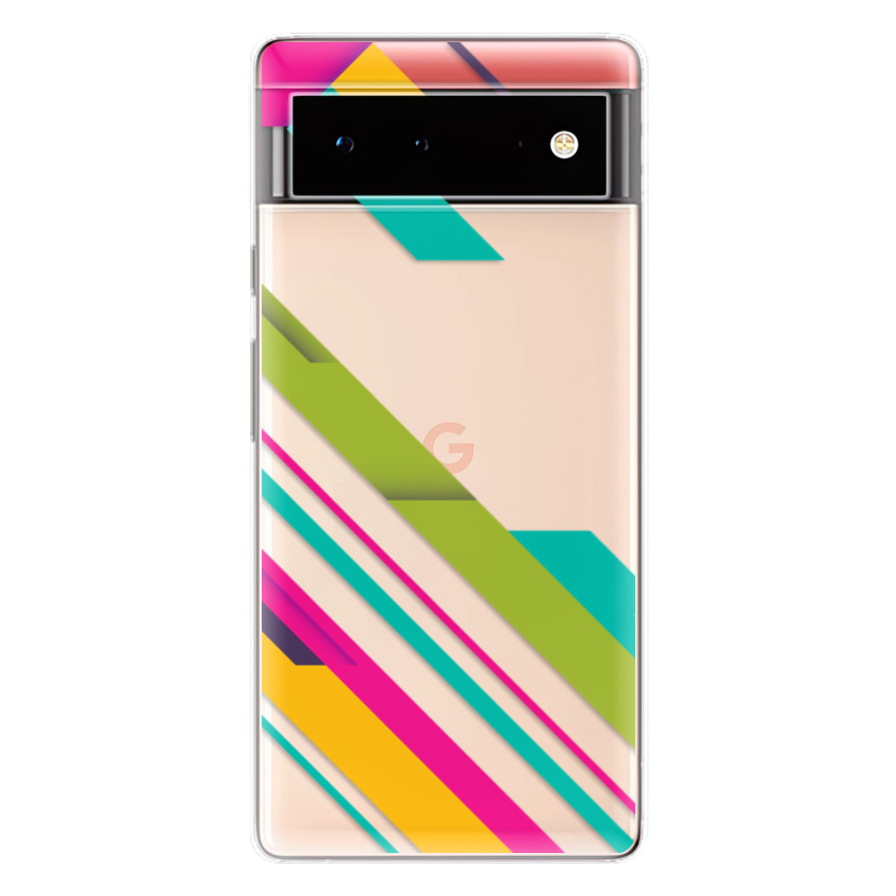 Odolné silikónové puzdro iSaprio - Color Stripes 03 - Google Pixel 6 5G