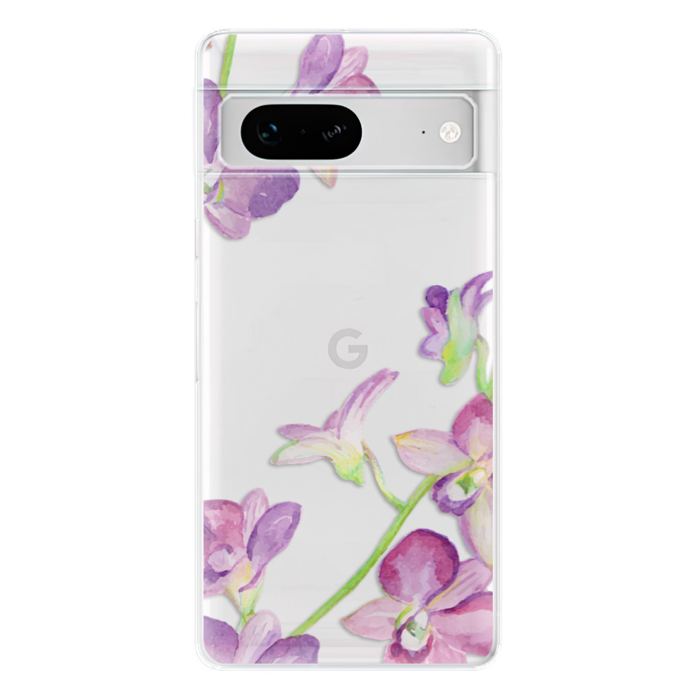 Odolné silikónové puzdro iSaprio - Purple Orchid - Google Pixel 7 5G